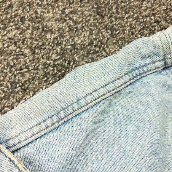 Vintage Levi's SilverTab Jacket Denim Aztec Southwestern Tribal Mens Medium - Picture 13 of 16